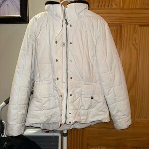 NILS White Jacket with Silver Accents